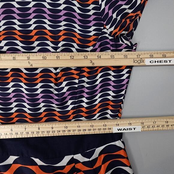 Boden Kensington Dress 4 Mod Geo Print Silk-Blend Modest - Picture 12 of 16